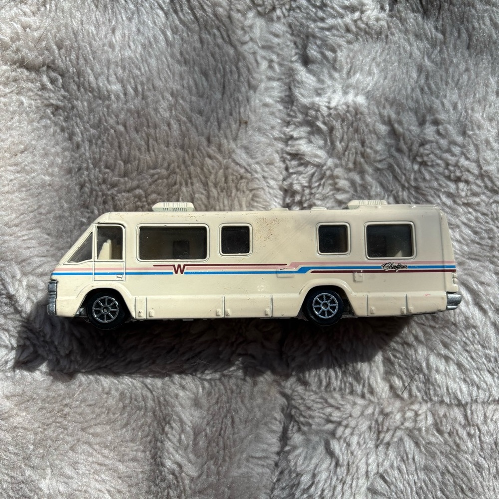 Vintage Die-Cast Winnebago RV toy truck